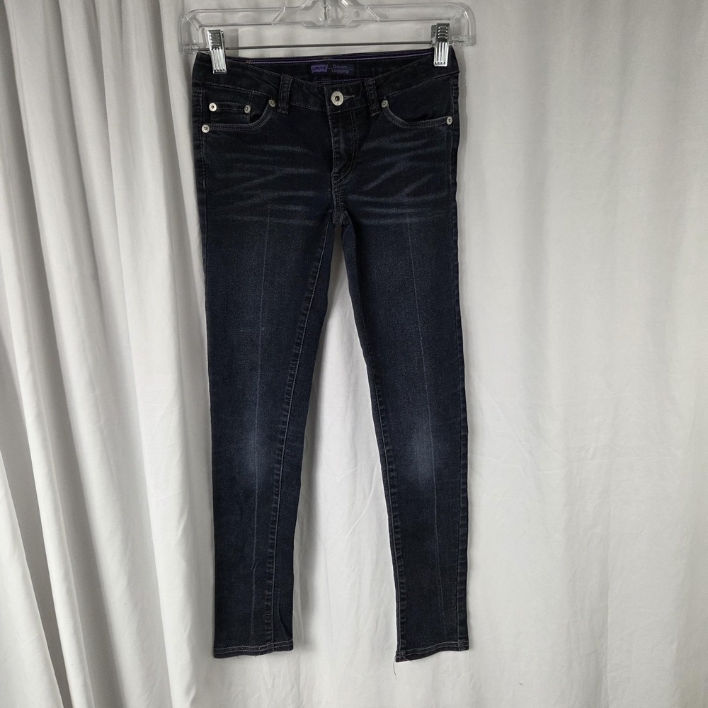 Levi's Jeggings Pants Girls 10 Blue Denim Legging Skinny Stretch Casual